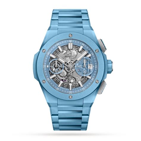 hublot ceramic blue big bang|hublot big bang 42mm price.